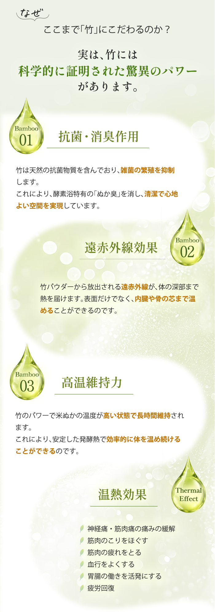 なぜここまで竹にこだわるのか - 竹の科学的パワー